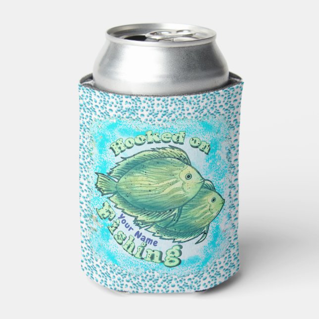 Hooked On Fishing custom Can Cooler (Can Front)