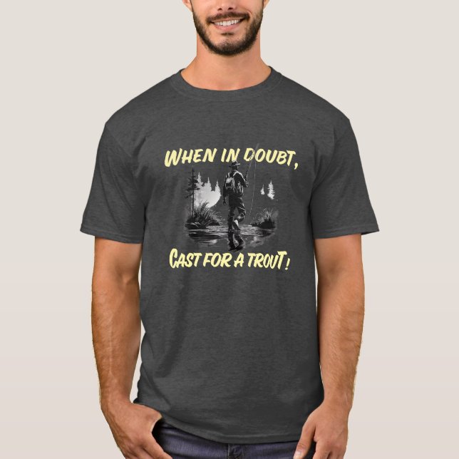 Hooked On Fishing Customisable  T-Shirt (Front)