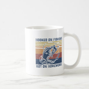 Hooked On Fishing Fishing Gifts For Boys B Fish Fu Coffee Mug