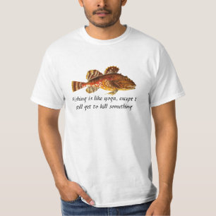 Hooked on Fishing & Jokes: Men's Tee with a Twist