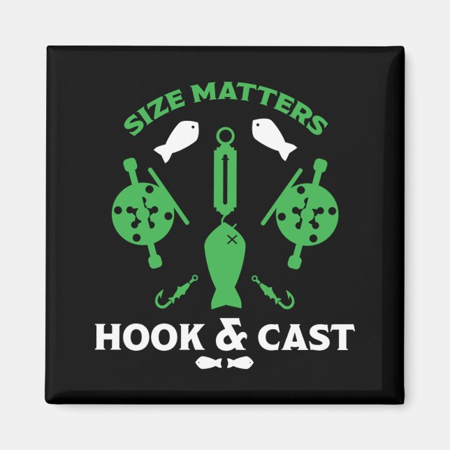 Hooked On Fishing Magnet (Front)