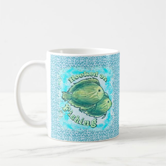 Hooked On Fishing  mug (Left)
