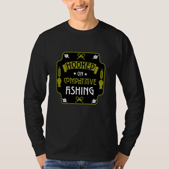 Hooked On Fishing T-Shirt (Front)