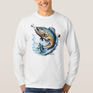 Hooked On Fishing  T-Shirt
