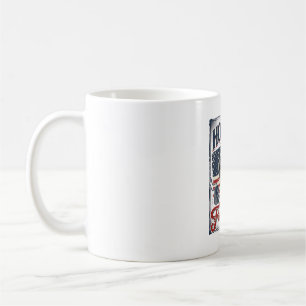 Hooked On Freedom 4th July Fishing Coffee Mug
