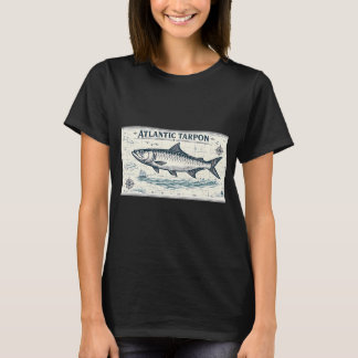 Hooked on Gnome Life – Funny Fishing Gnome Carto T-Shirt