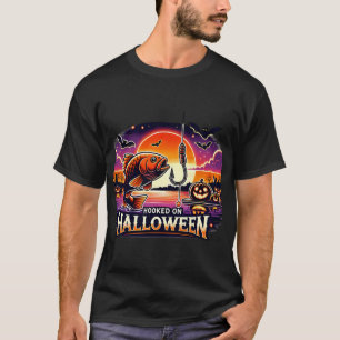 Hooked on Halloween – Halloween Fishing Fun T-Shirt