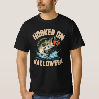 Hooked on Halloween fishing T-Shirt