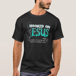 Hooked On Jesus Fishing T-Shirt