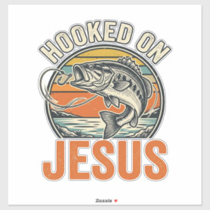 Hooked On Jesus Vintage Bass Fishing Faith