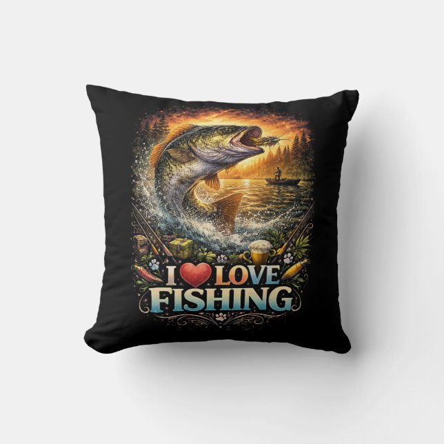 Hooked on the Horizon Cushion (Front)
