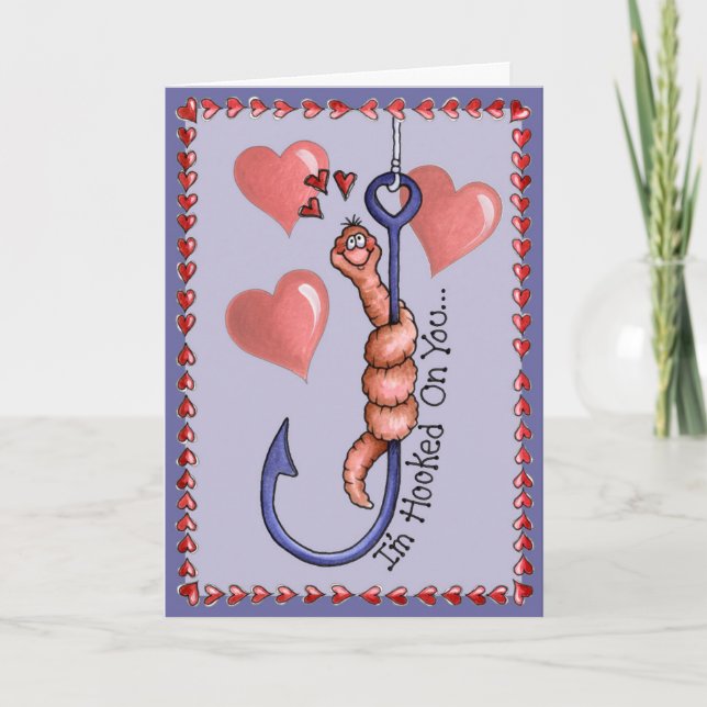 Hooked on You - Greeting Card (Front)