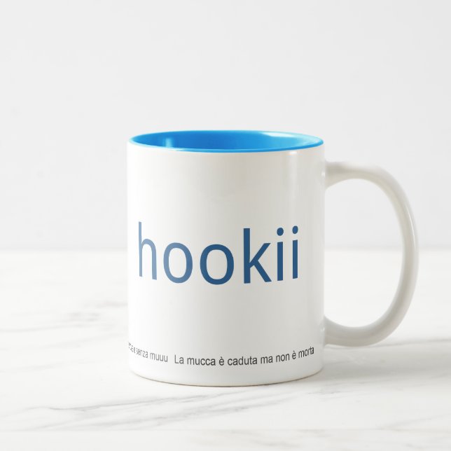 Hookii Muuuug Two-Tone Coffee Mug (Right)