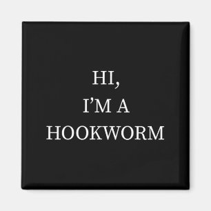 Hookworm Parasite Halloween Shirt Funny Last Magnet
