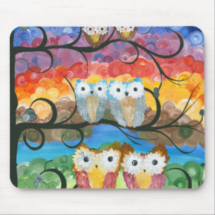 Hoolandia (c) 2013 – Owl Expressions Series Mouse Pad