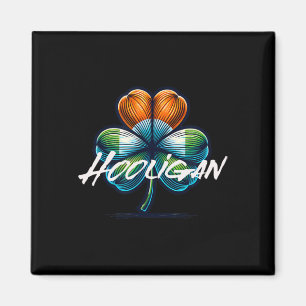 Hooligan St Patricks Day Irish Flag Magnet