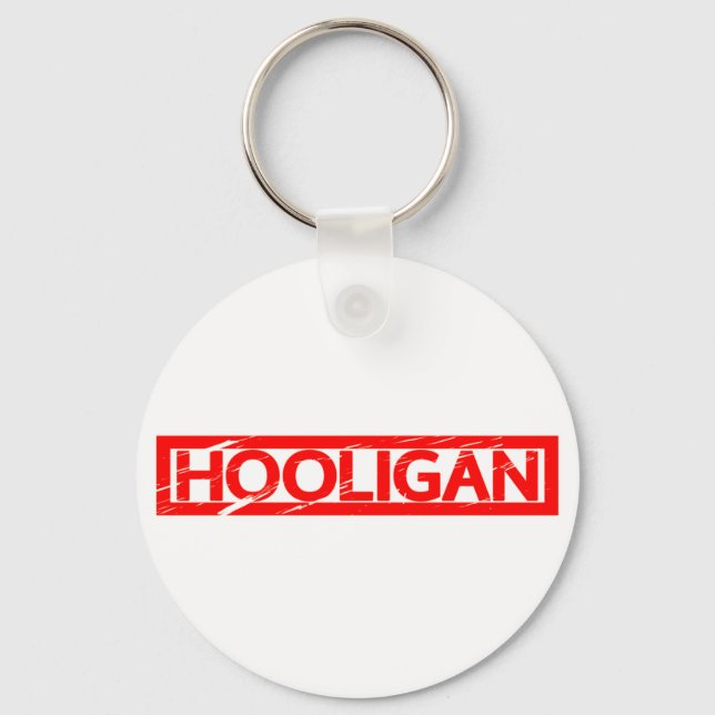 Hooligan Stamp Key Ring (Front)