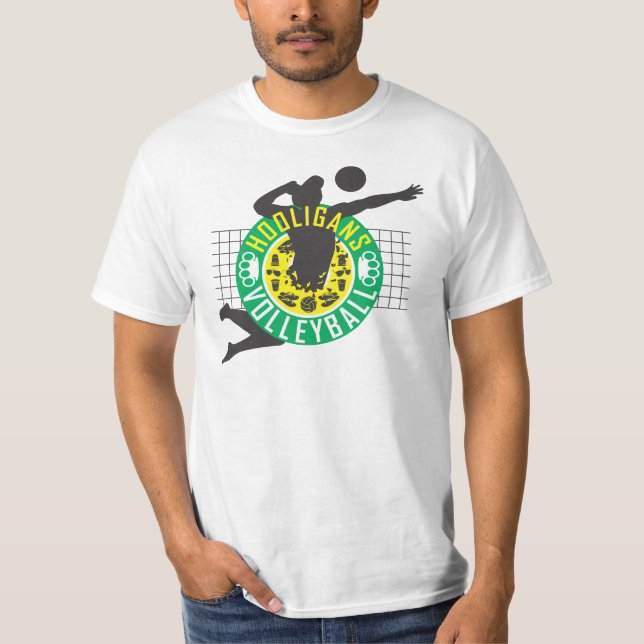 Hooligans Volleyball T-Shirt (Front)