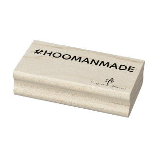 #HoomanMade Anti-AI Slop Rubber Stamp