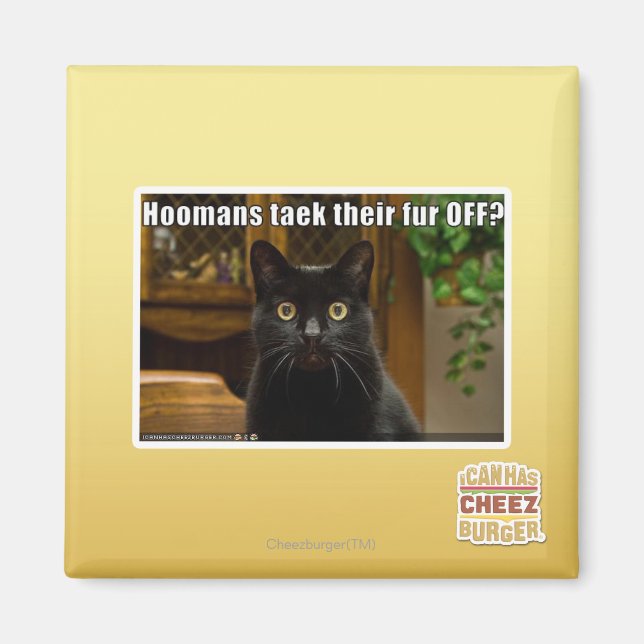 Hoomans Taek There fur OFF? Magnet (Front)