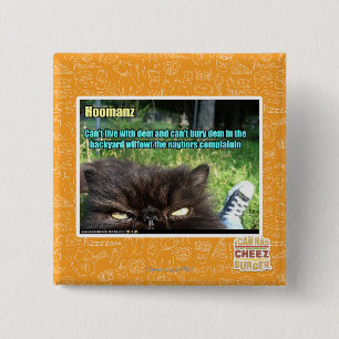Hoomanz 15 Cm Square Badge