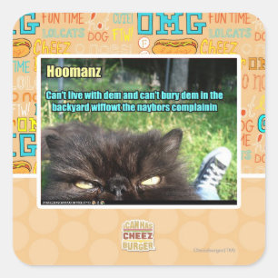 Hoomanz Square Sticker