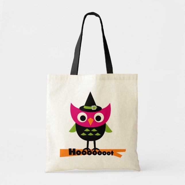 Hooooot Owl Halloween T-shirts and Gifts Tote Bag (Front)