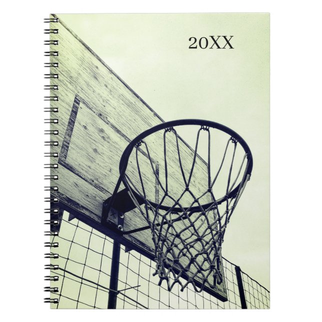 Hoop Dreams Basketball Notebook (Front)