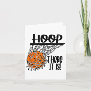 Hoop There It Is Sketll Card