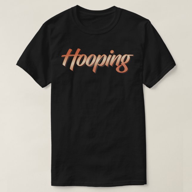 Hooping Hooper Basketball T-Shirt (Design Front)