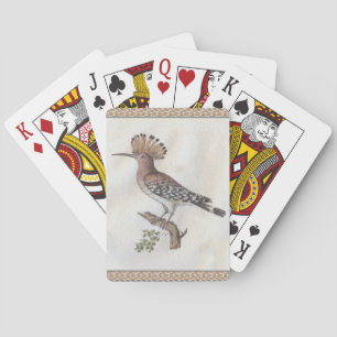Hoopoe Antique Engraving Playing Cards