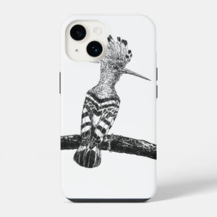 Hoopoe drawing iPhone 14 case