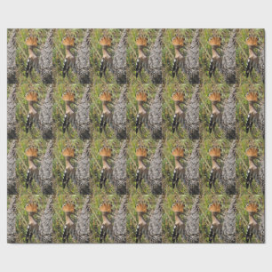 Hoopoe Feeding Nestling Wrapping Paper