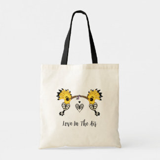 Hoopoe Love Birds ( Love in the air ) Tote Bag