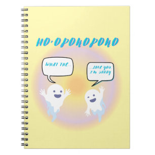 Ho'oponopono Ghosts Healing & Funny Design Kids Notebook