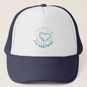 Ho'oponopono Healing Mantra – Light Blue Spiritual Trucker Hat