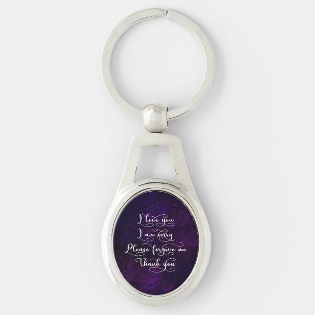 Ho'oponopono Key Ring (Front)