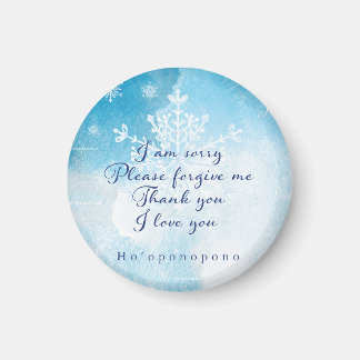 Ho'oponopono Prayer Art Magnet
