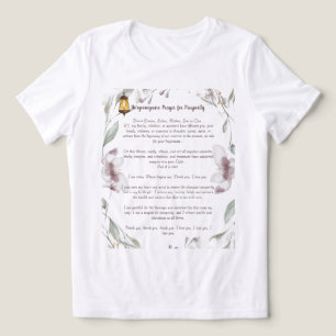 Ho'oponopono Prayer for Prosperity Tri-Blend Shirt