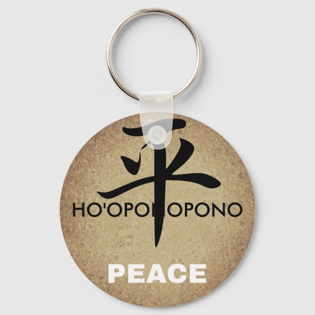 Ho'opponent Peace Key Ring (Front)