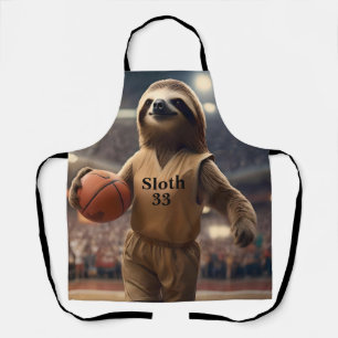Hoops and Hangs: The Slam Dunking Sloth, Apron