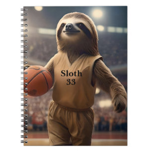Hoops and Hangs: The Slam Dunking Sloth, Notebook