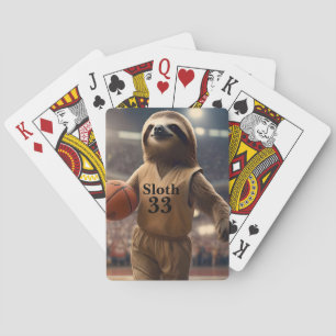Hoops and Hangs: The Slam Dunking Sloth, Playing Cards