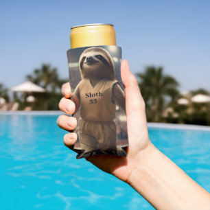 Hoops and Hangs: The Slam Dunking Sloth, Seltzer Can Cooler