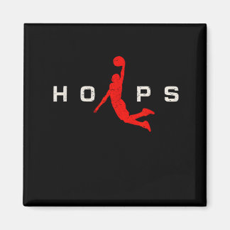 Hoops - Basball Magnet