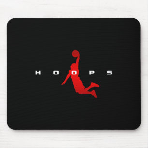Hoops Basketball Apparel - Basketball 1 Mouse Pad