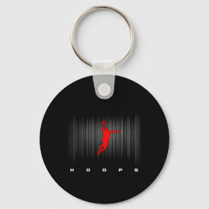 Hoops Basketball Apparel - Basketball Key Ring