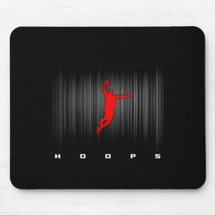 Hoops Basketball Apparel - Basketball Mouse Pad