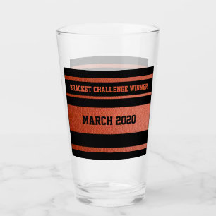 Hoops Bracket Challenge Winner Glass