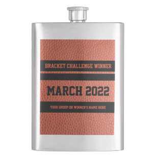 Hoops Bracket Challenge Winner Prize Flask